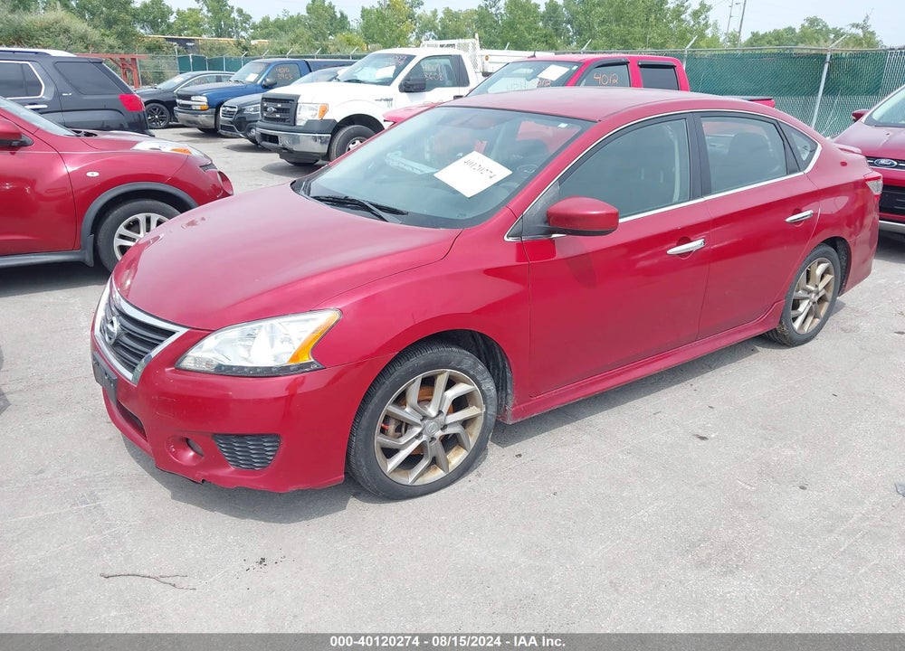 2013 NISSAN SENTRA SR VIN: 3N1AB7AP2DL665853
