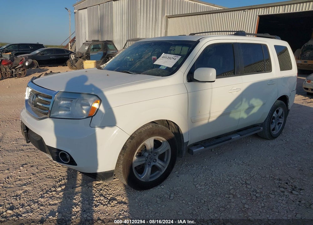 2012 HONDA PILOT EX-L VIN: 5FNYF3H66CB014101