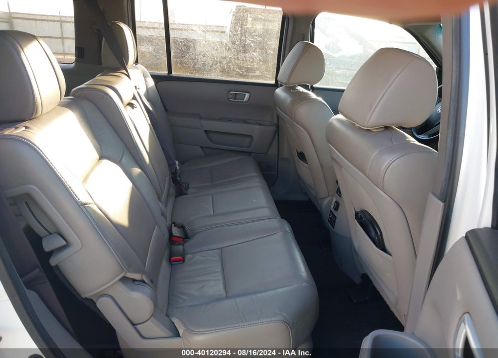 2012 HONDA PILOT EX-L VIN: 5FNYF3H66CB014101