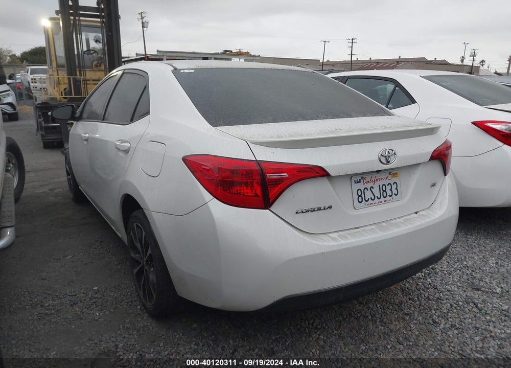 2018 TOYOTA COROLLA SE VIN: 5YFBURHE0JP792319