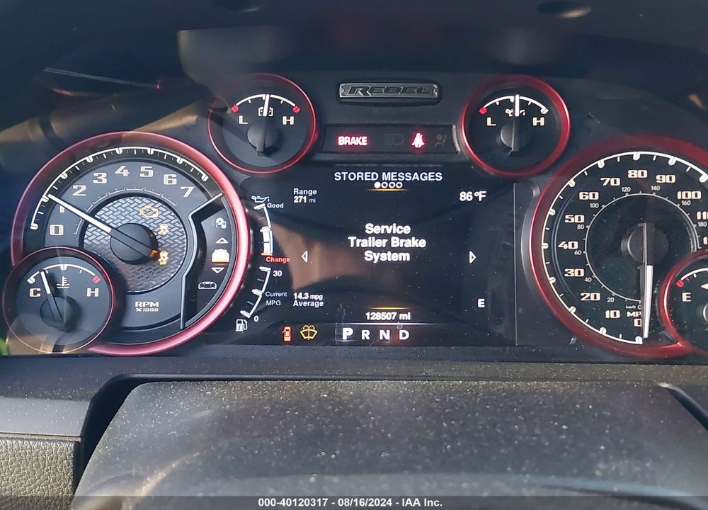 2016 RAM 1500 REBEL VIN: 1C6RR7YT1GS378838