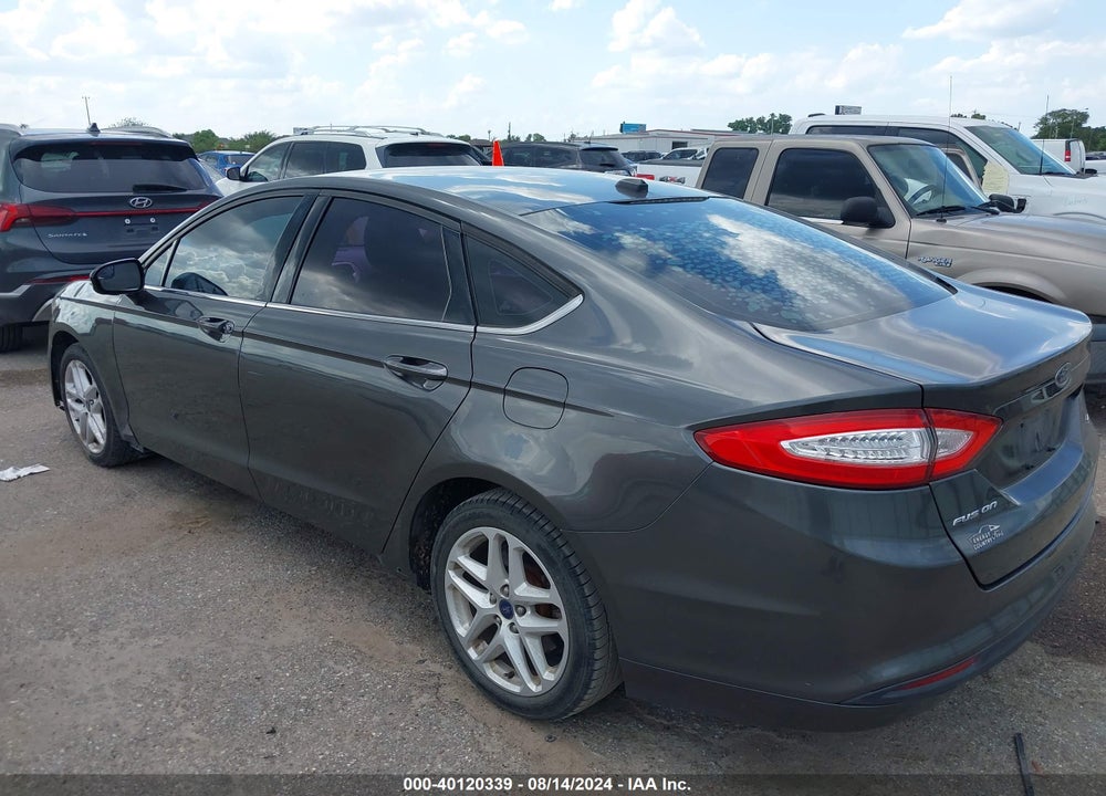 2016 FORD FUSION SE VIN: 3FA6P0H7XGR246108