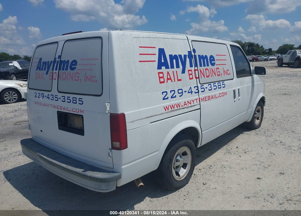 2001 CHEVROLET ASTRO VIN: 1GCDM19W21B117457