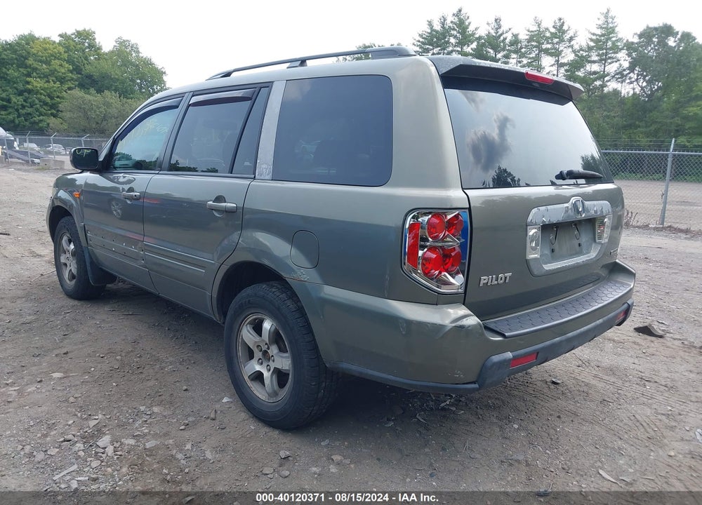 2007 HONDA PILOT EX-L VIN: 2HKYF18537H520620