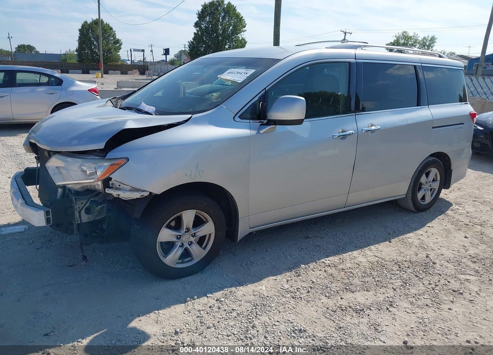 2012 NISSAN QUEST SV VIN: JN8AE2KPXC9049724