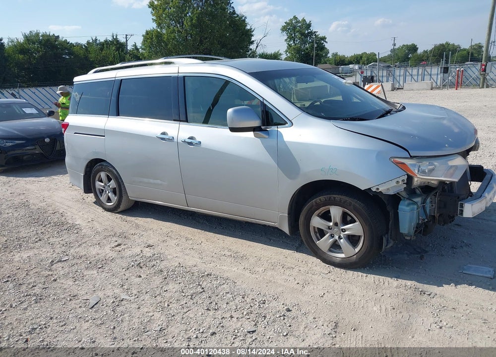 2012 NISSAN QUEST SV VIN: JN8AE2KPXC9049724