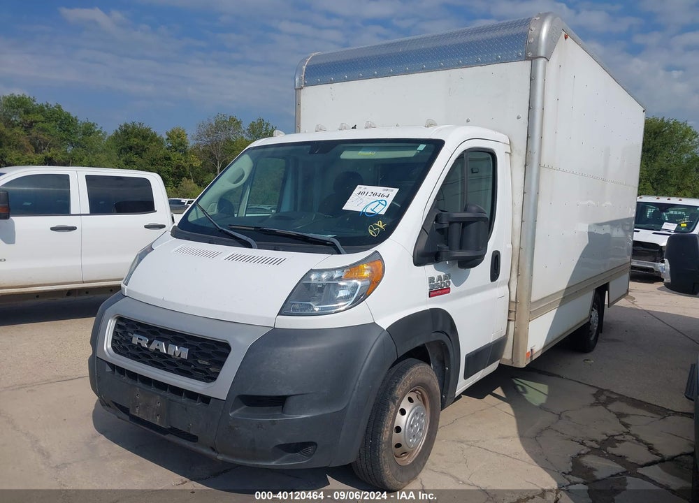 2019 RAM PROMASTER 3500 CUTAWAY LOW ROOF VIN: 3C7WRVMG1KE539762