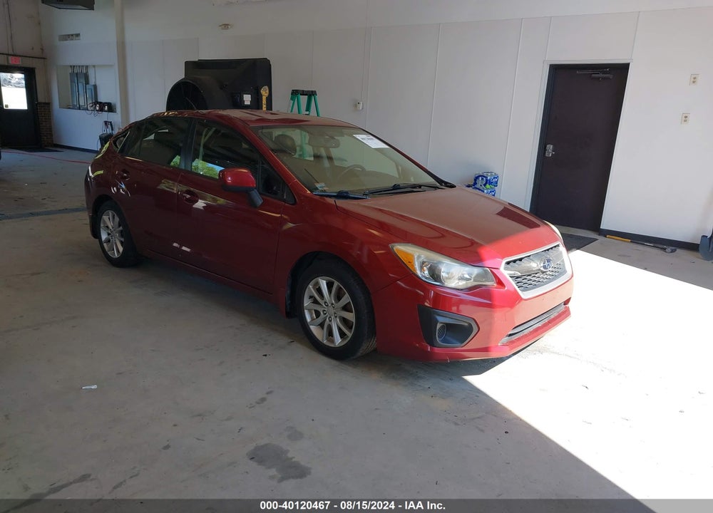2012 SUBARU IMPREZA 2.0I PREMIUM VIN: JF1GPAB60CH246446