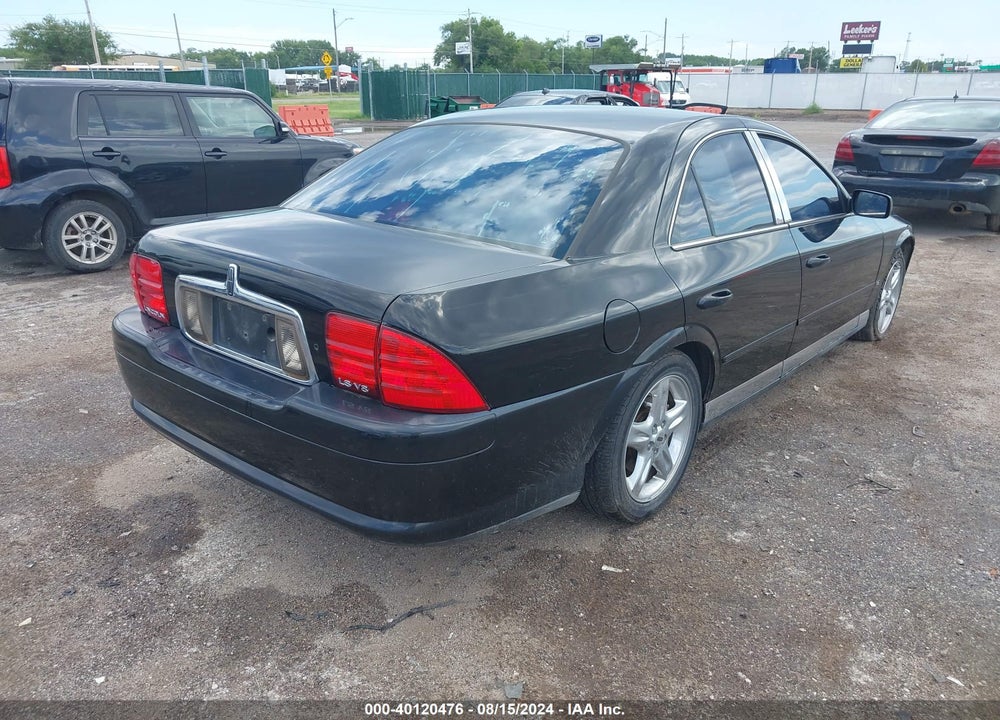 2001 LINCOLN LS V8 AUTO VIN: 1LNHM87A01Y618826