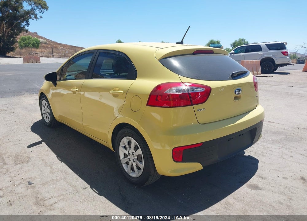 2016 KIA RIO LX VIN: KNADM5A36G6676212