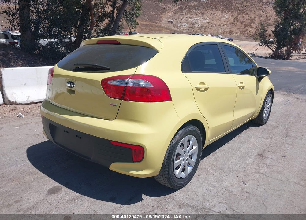 2016 KIA RIO LX VIN: KNADM5A36G6676212