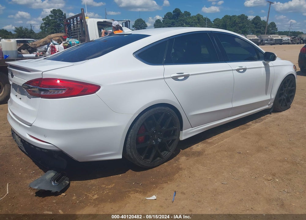 2019 FORD FUSION TITANIUM VIN: 3FA6P0D98KR124282