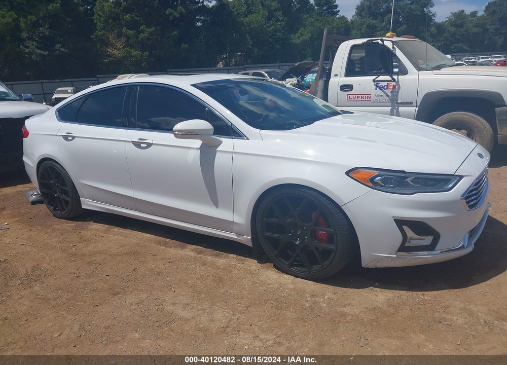 2019 FORD FUSION TITANIUM VIN: 3FA6P0D98KR124282