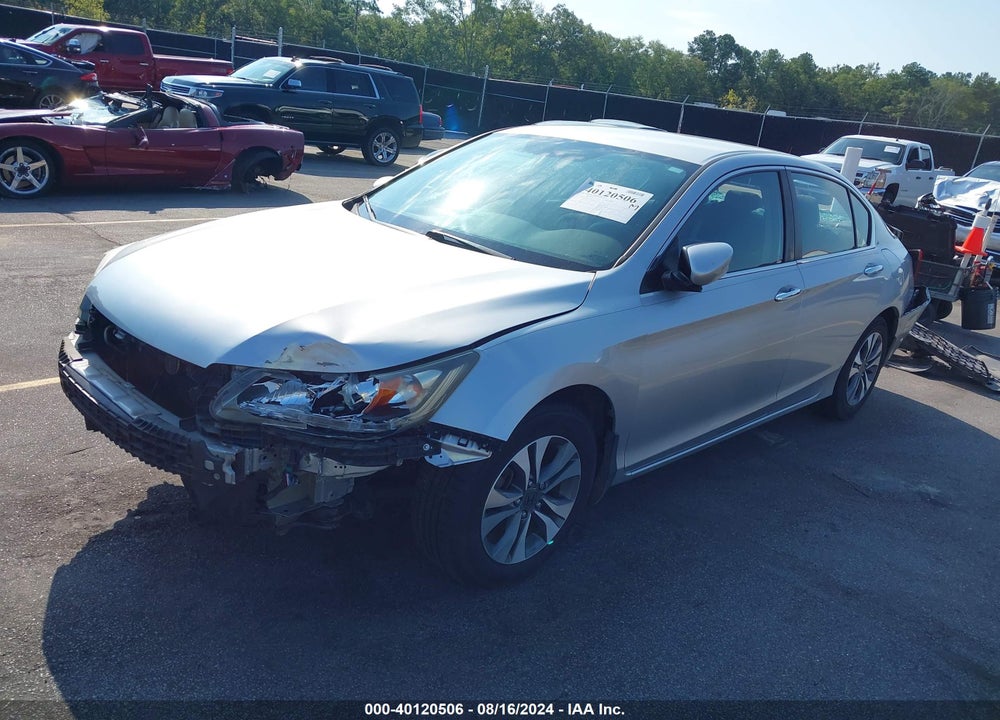 2013 HONDA ACCORD LX VIN: 1HGCR2F39DA055953