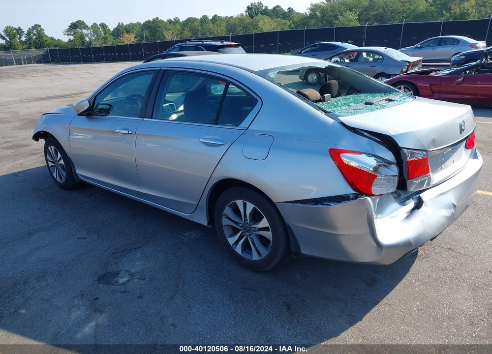 2013 HONDA ACCORD LX VIN: 1HGCR2F39DA055953