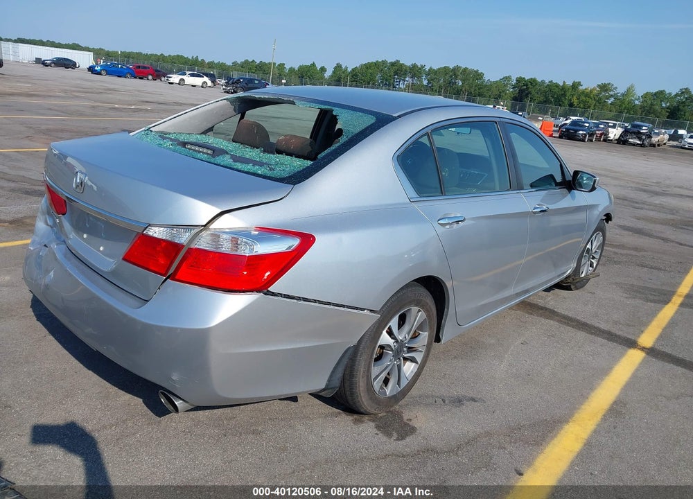 2013 HONDA ACCORD LX VIN: 1HGCR2F39DA055953