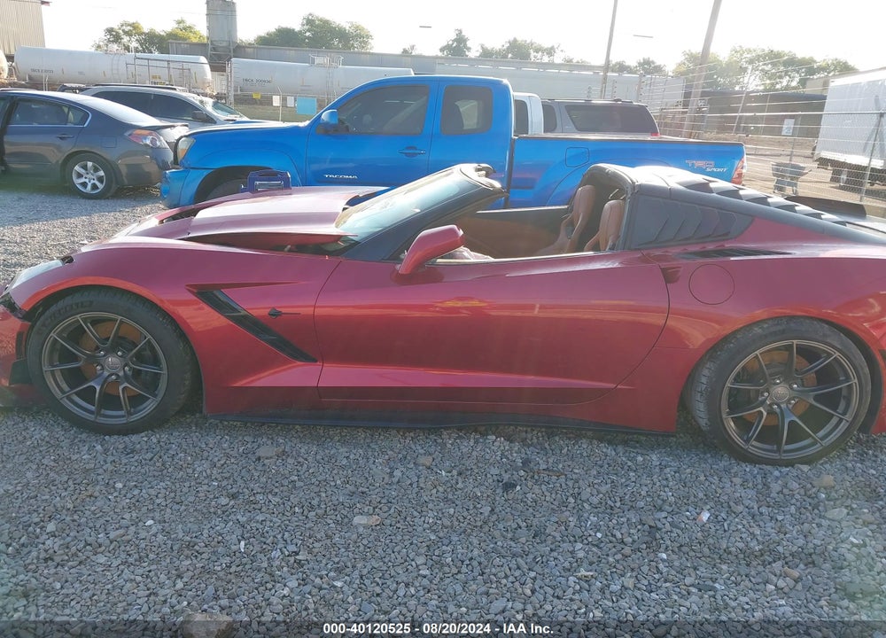 2014 CHEVROLET CORVETTE STINGRAY Z51 VIN: 1G1YL2D74E5110484