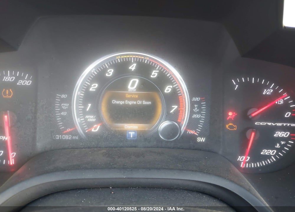 2014 CHEVROLET CORVETTE STINGRAY Z51 VIN: 1G1YL2D74E5110484
