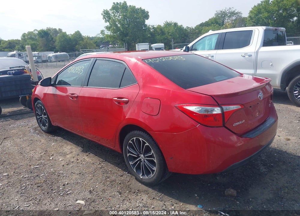 2014 TOYOTA COROLLA S PLUS VIN: 2T1BURHE6EC026973