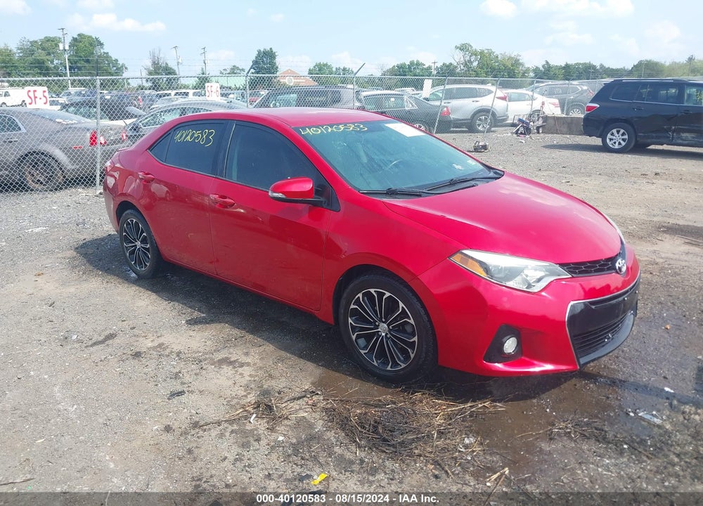 2014 TOYOTA COROLLA S PLUS VIN: 2T1BURHE6EC026973