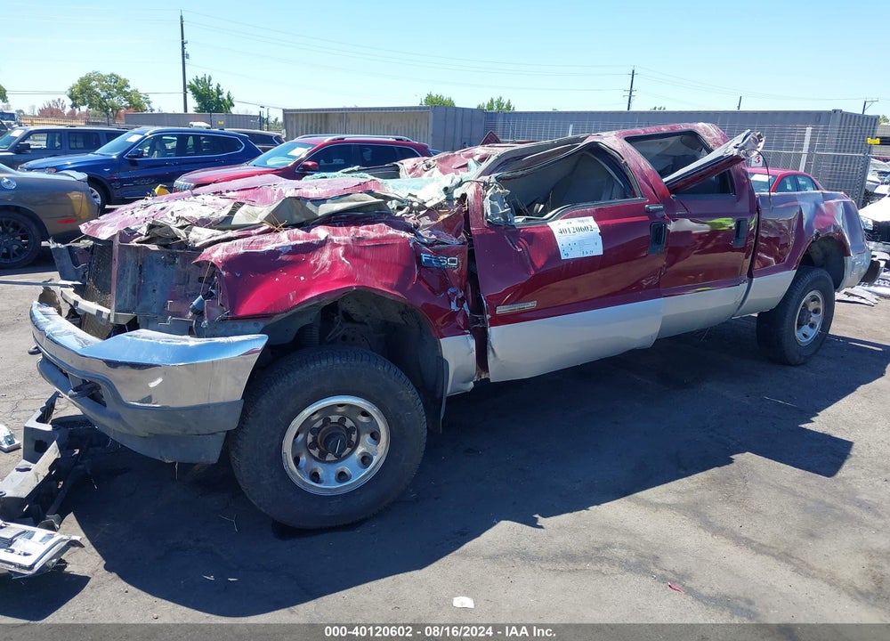 2004 FORD F-250 VIN: 1FTNW21P94E108084