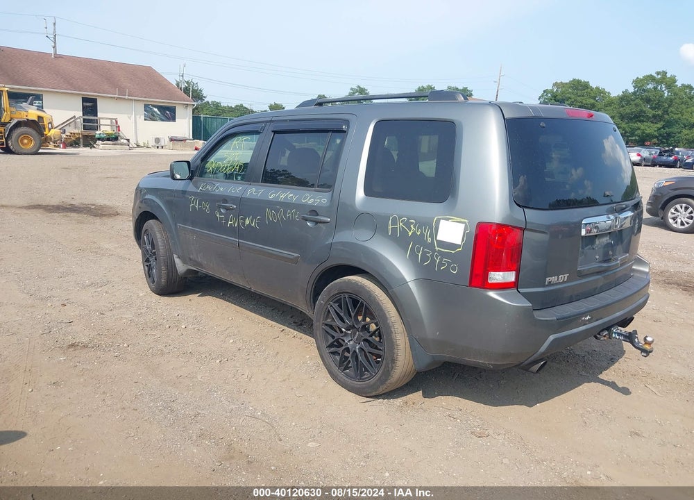 2009 HONDA PILOT EX-L VIN: 5FNYF48509B000958