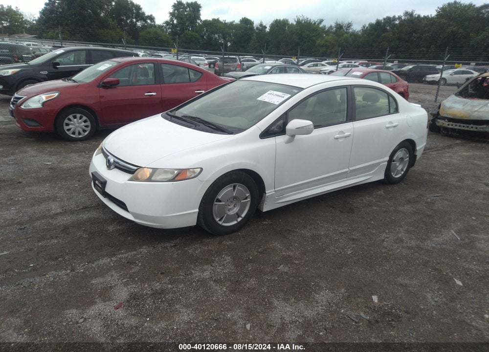 2008 HONDA CIVIC HYBRID VIN: JHMFA36238S015365
