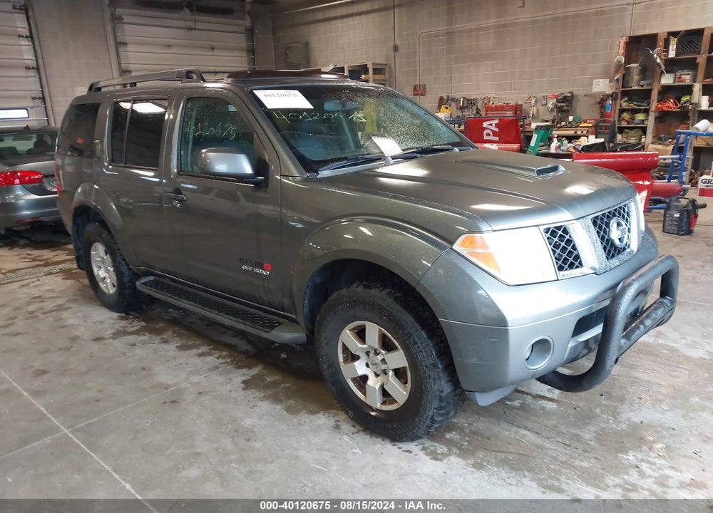 2007 NISSAN PATHFINDER SE OFF ROAD VIN: 5N1AR18W27C611855