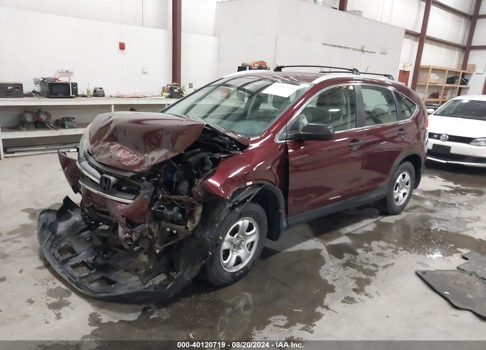 2014 HONDA CR-V LX VIN: 5J6RM4H33EL022284