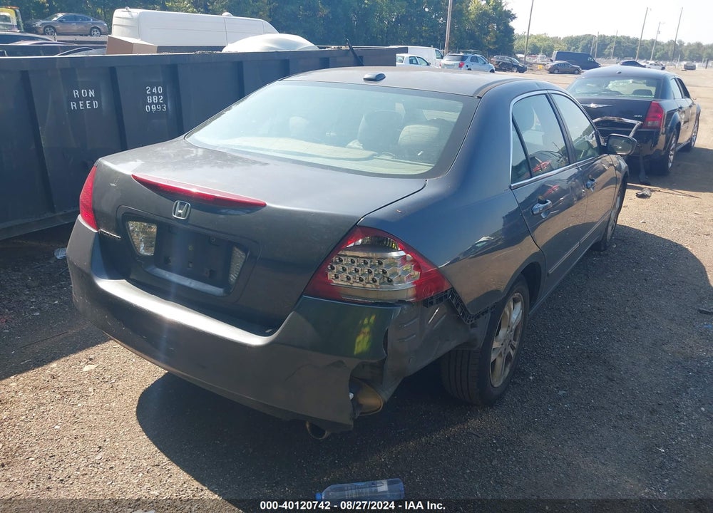 2007 HONDA ACCORD 2.4 EX VIN: 1HGCM56867A056848