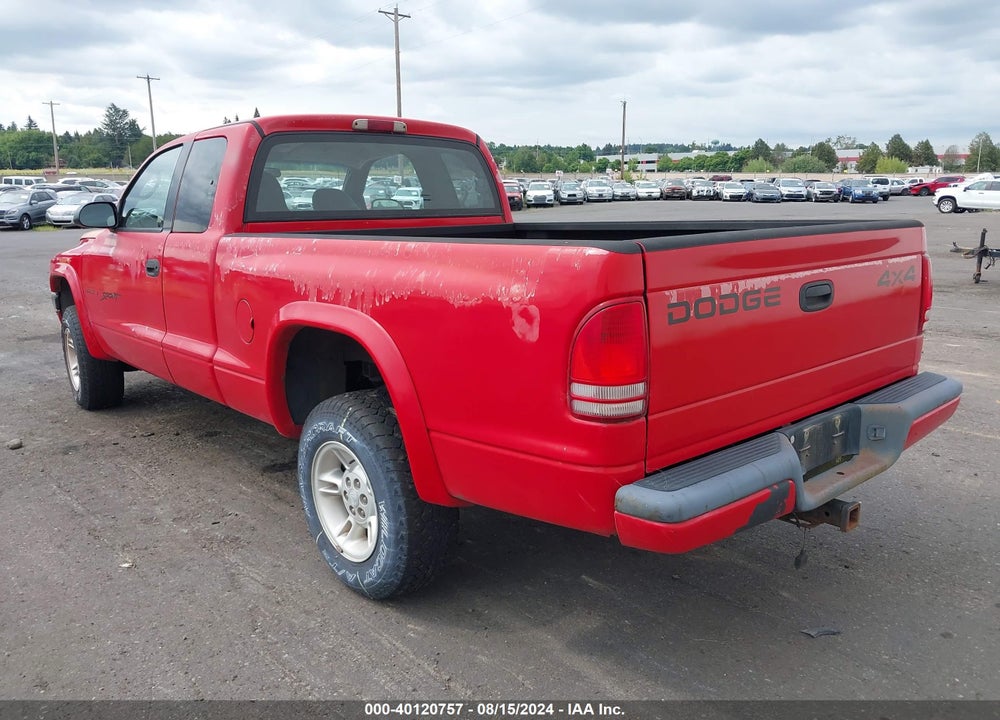 2000 DODGE DAKOTA SLT/SPORT VIN: 1B7GG22N9YS773970