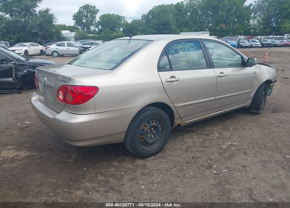 2005 TOYOTA COROLLA LE VIN: 1NXBR32E65Z516447