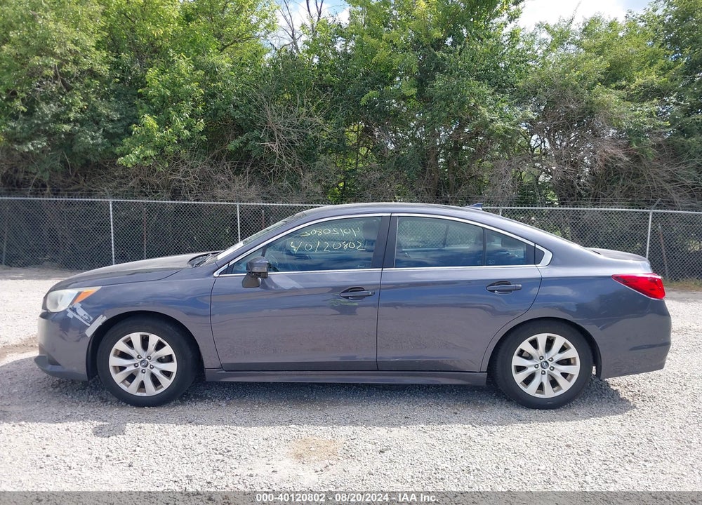 2017 SUBARU LEGACY 2.5I PREMIUM VIN: 4S3BNAF67H3021109