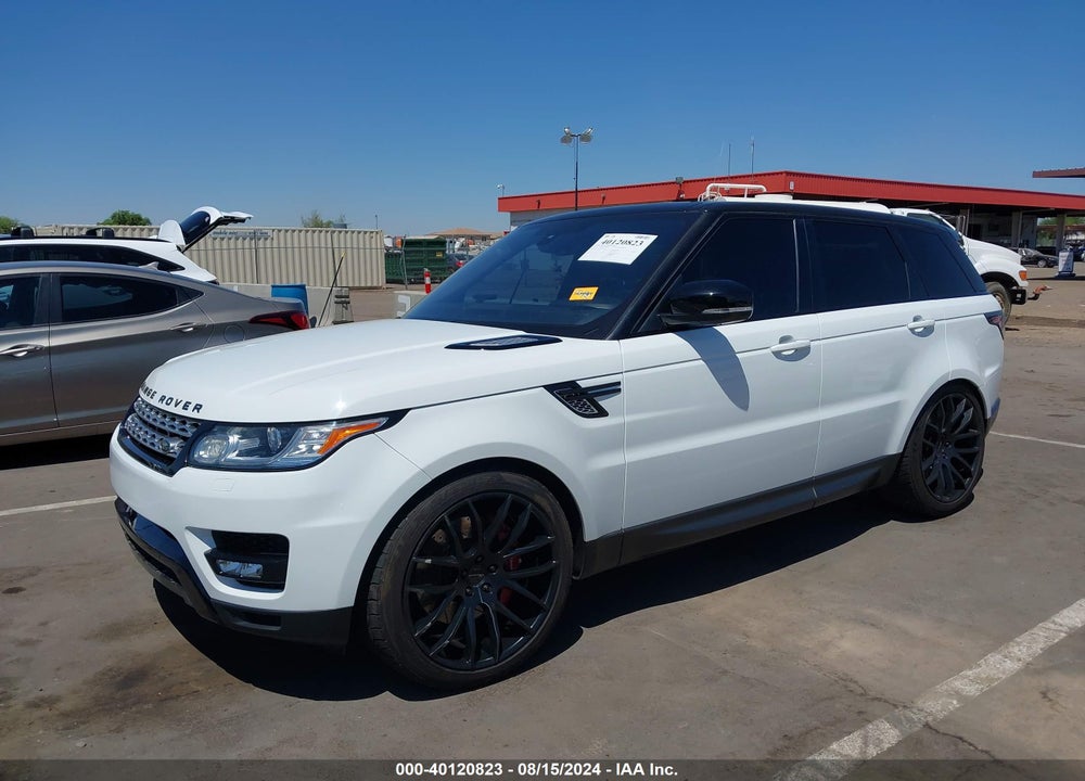 2016 LAND ROVER RANGE ROVER SPORT 5.0L V8 SUPERCHARGED/5.0L V8 SUPERCHARGED DYNAMIC VIN: SALWR2EF9GA545197