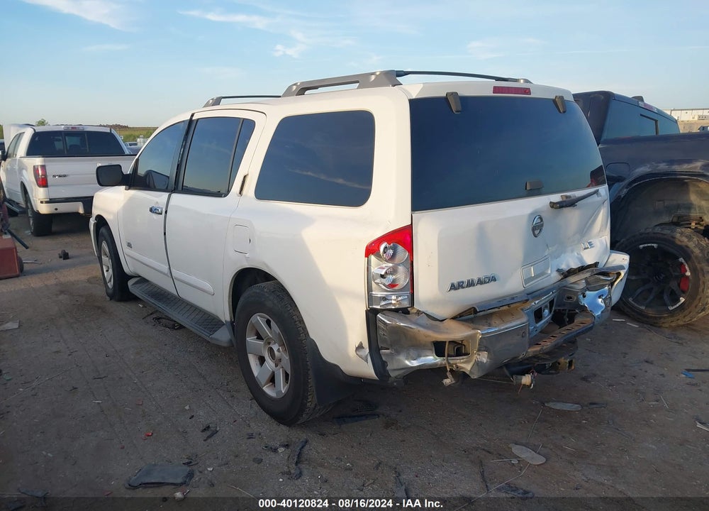 2006 NISSAN ARMADA LE VIN: 5N1AA08B86N730642