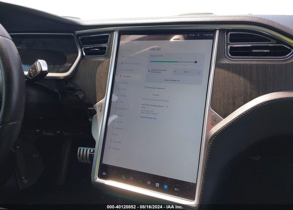 2013 TESLA MODEL S PERFORMANCE VIN: 5YJSA1CP5DFP06599