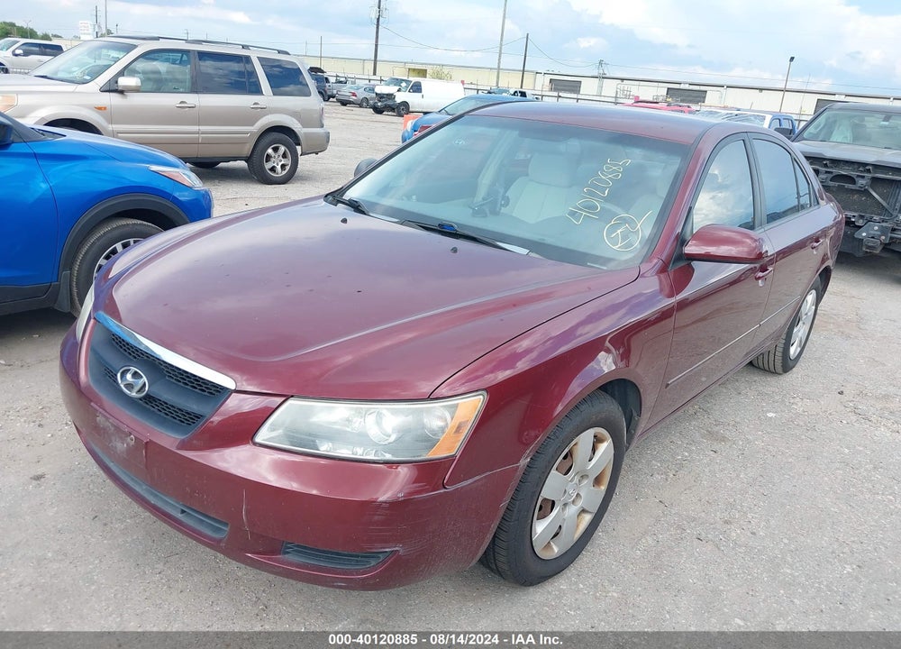 2008 HYUNDAI SONATA GLS VIN: 5NPET46C08H387959