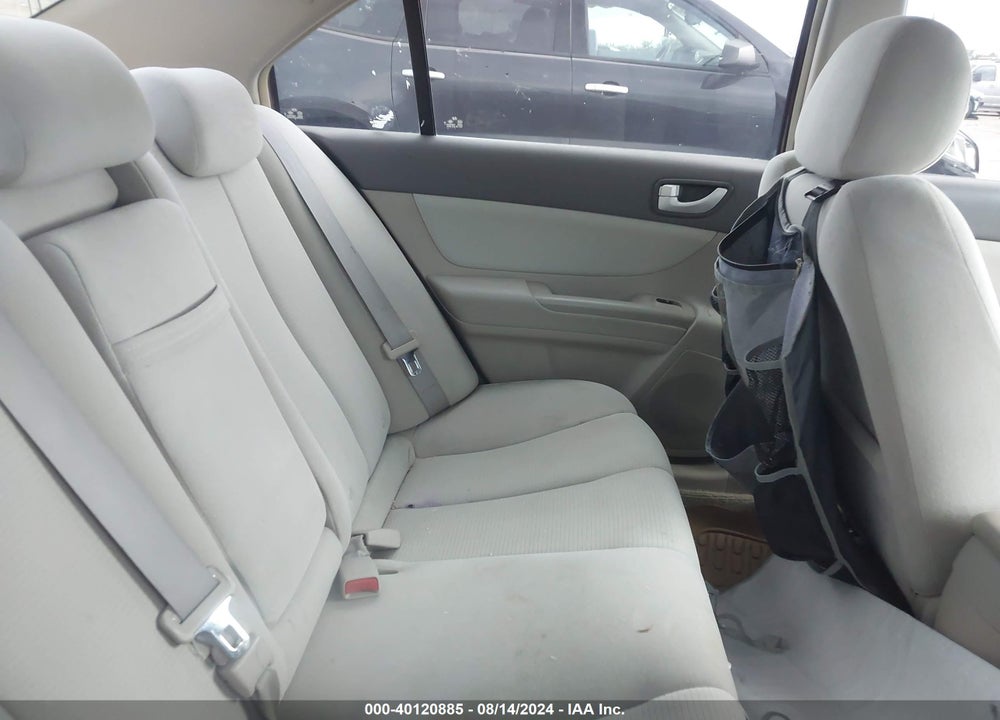 2008 HYUNDAI SONATA GLS VIN: 5NPET46C08H387959