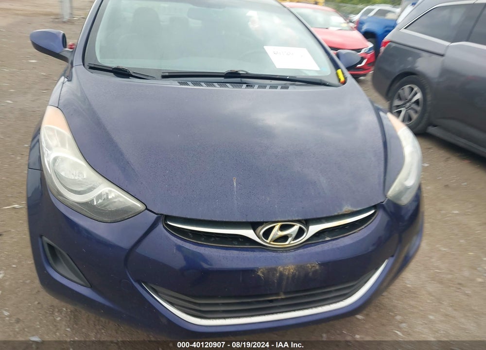 2013 HYUNDAI ELANTRA GLS VIN: 5NPDH4AE6DH154877