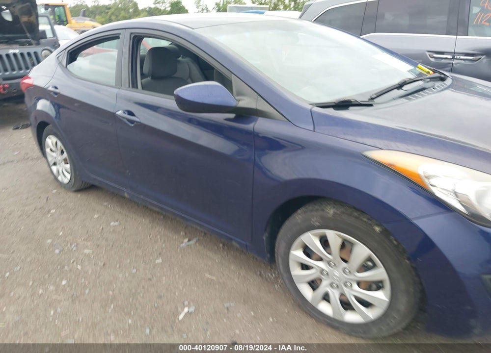 2013 HYUNDAI ELANTRA GLS VIN: 5NPDH4AE6DH154877