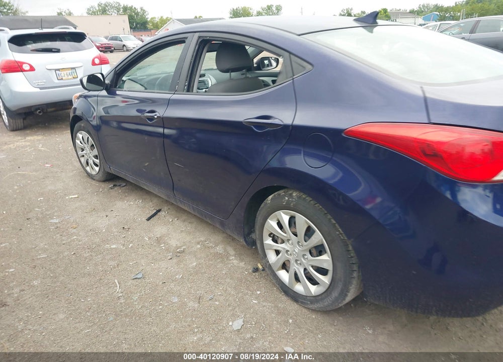2013 HYUNDAI ELANTRA GLS VIN: 5NPDH4AE6DH154877