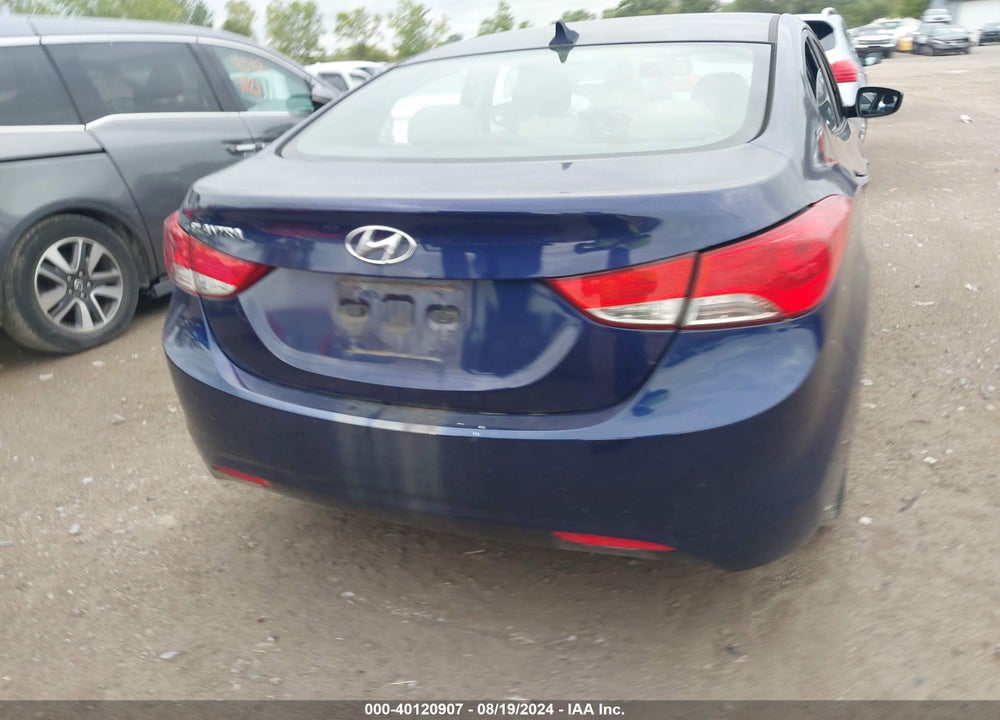 2013 HYUNDAI ELANTRA GLS VIN: 5NPDH4AE6DH154877