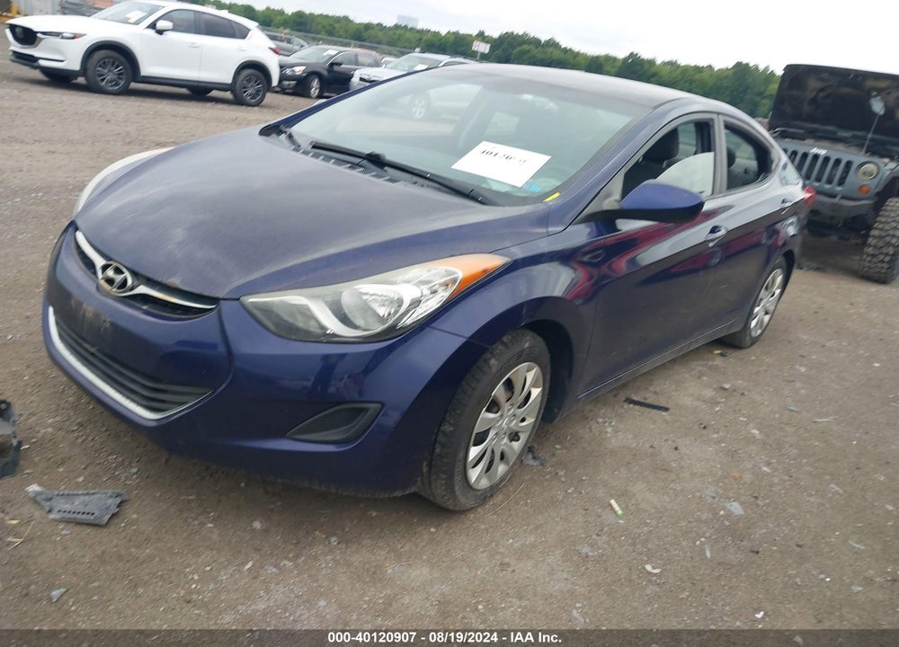 2013 HYUNDAI ELANTRA GLS VIN: 5NPDH4AE6DH154877