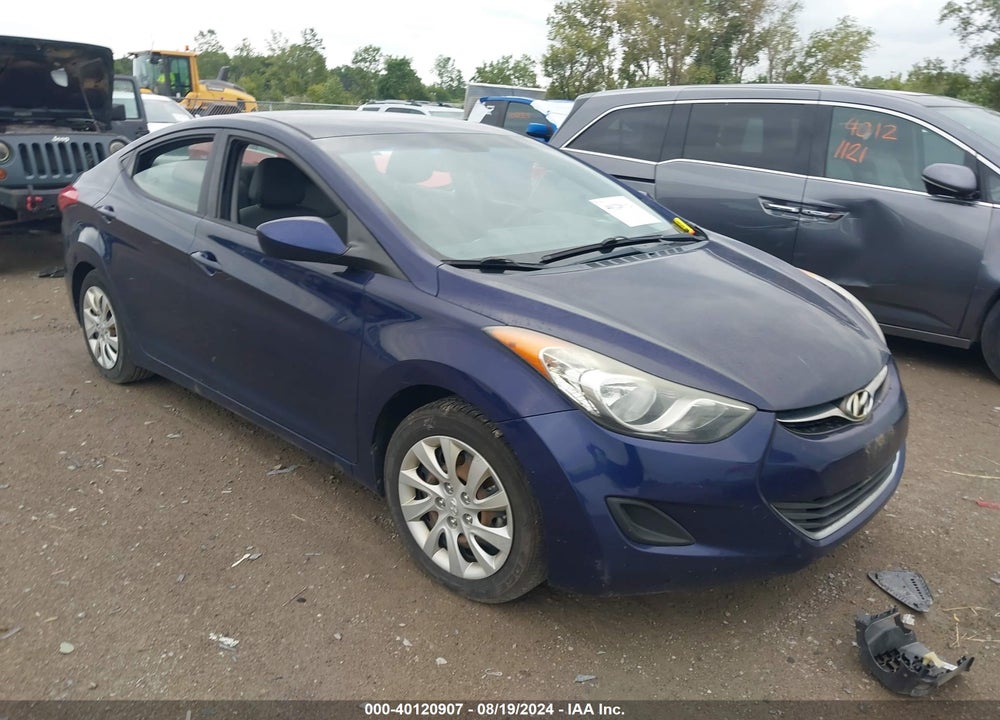 2013 HYUNDAI ELANTRA GLS VIN: 5NPDH4AE6DH154877