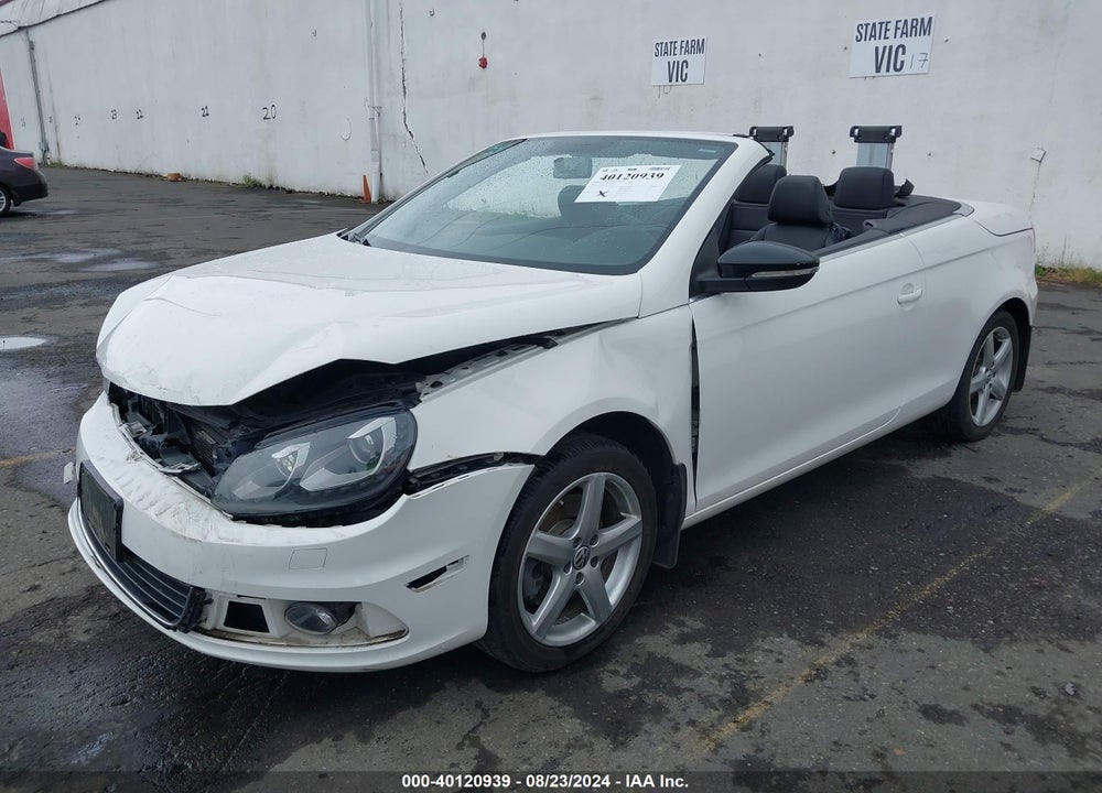 2013 VOLKSWAGEN EOS SPORT VIN: WVWBW8AH7DV005974