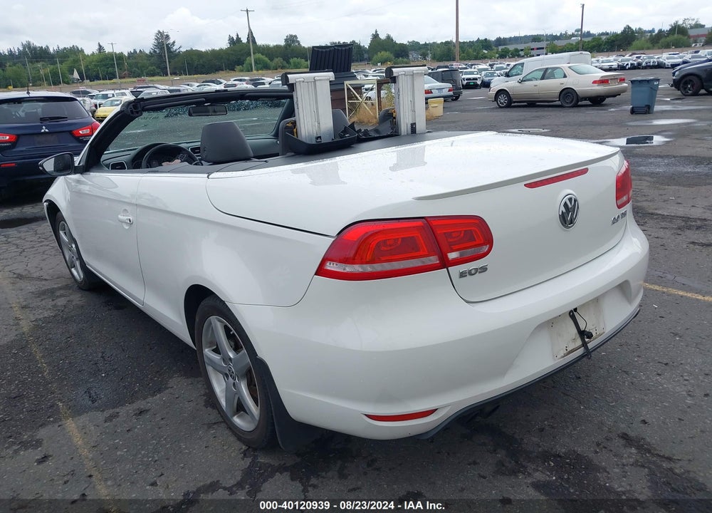 2013 VOLKSWAGEN EOS SPORT VIN: WVWBW8AH7DV005974