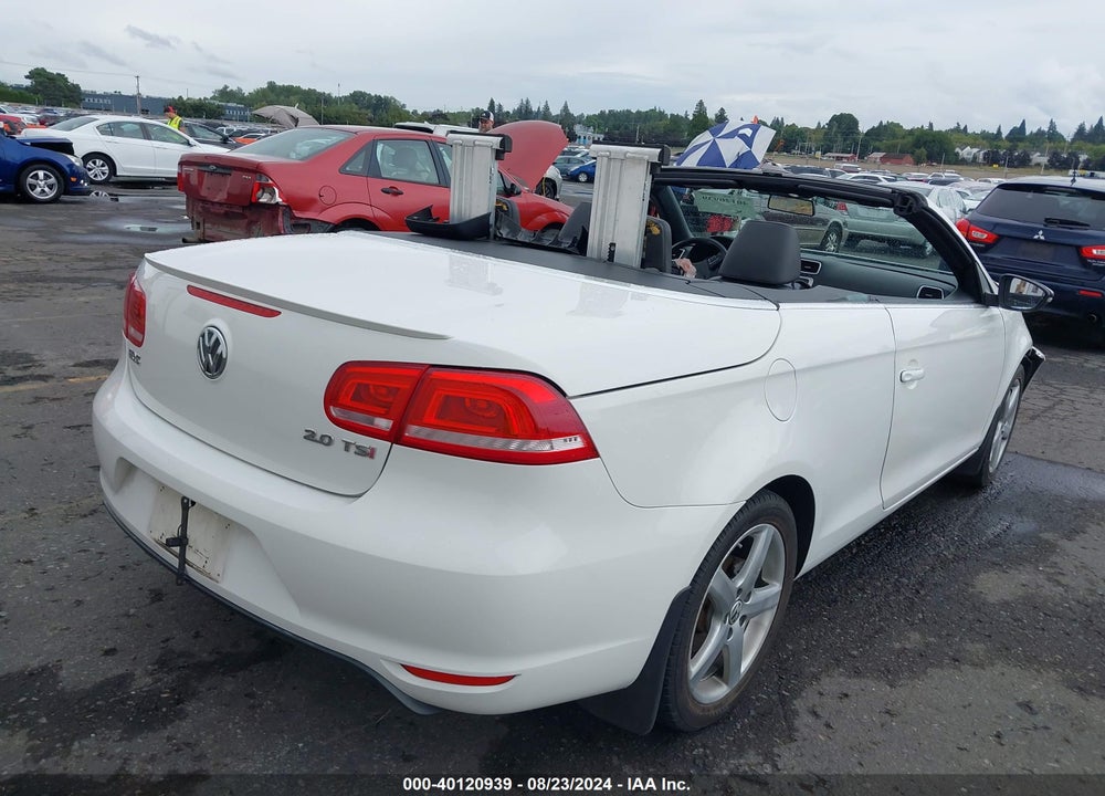 2013 VOLKSWAGEN EOS SPORT VIN: WVWBW8AH7DV005974