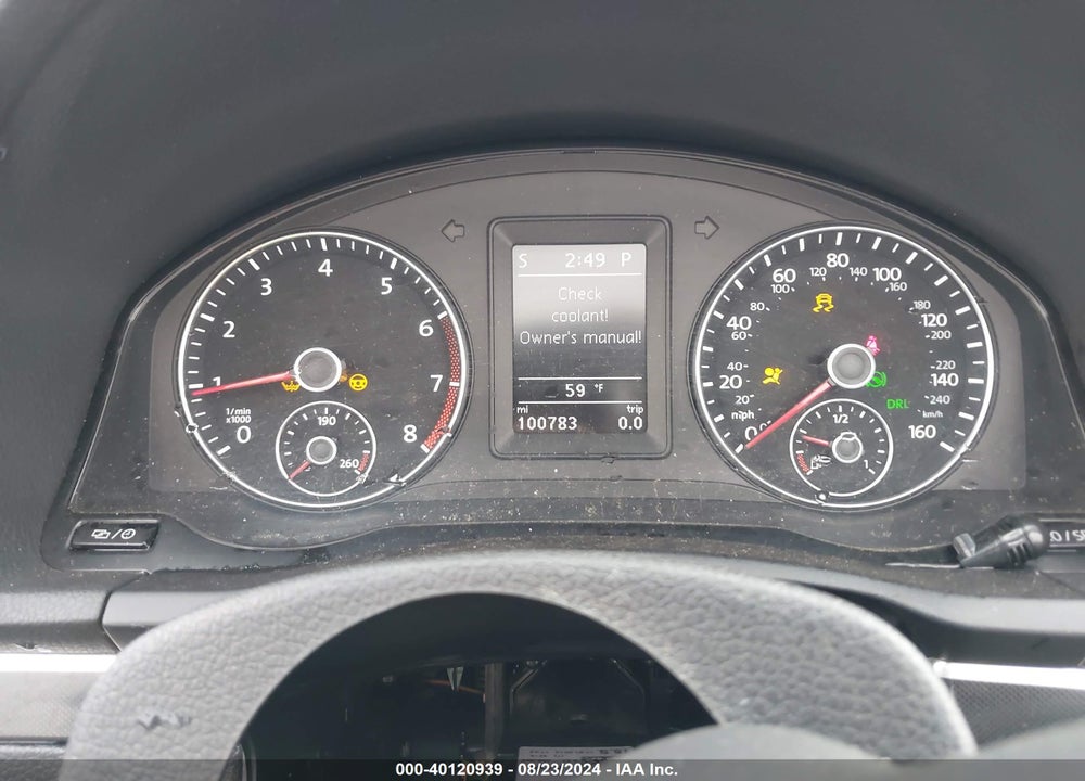 2013 VOLKSWAGEN EOS SPORT VIN: WVWBW8AH7DV005974