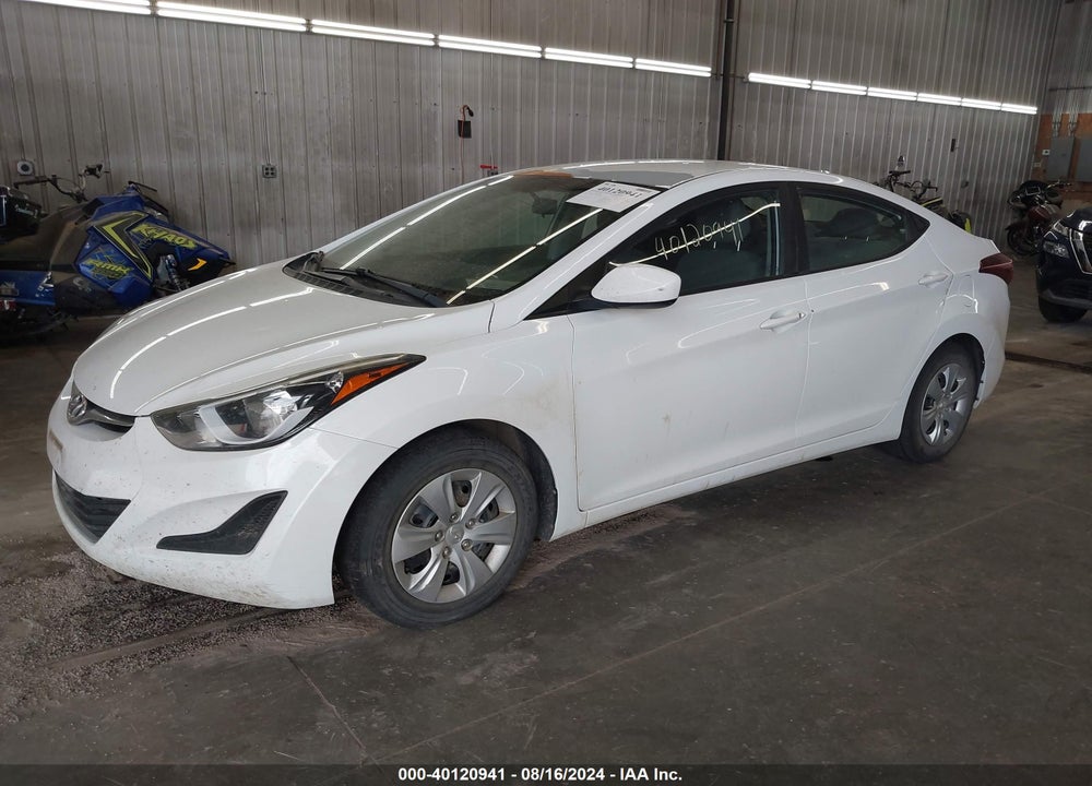 2016 HYUNDAI ELANTRA SE VIN: 5NPDH4AEXGH675203