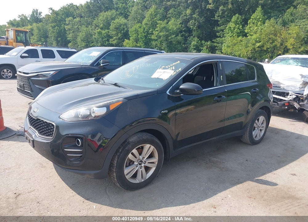 2018 KIA SPORTAGE LX VIN: KNDPMCAC0J7349696
